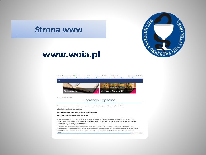 Strona www. woia. pl 