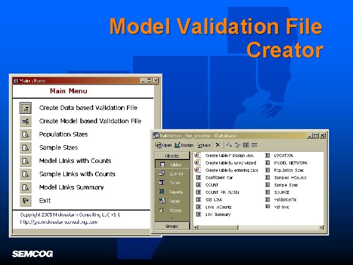 Model Validation File Creator 