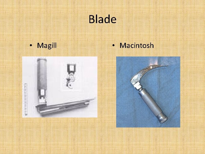 Blade • Magill • Macintosh 