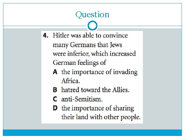 Question Question