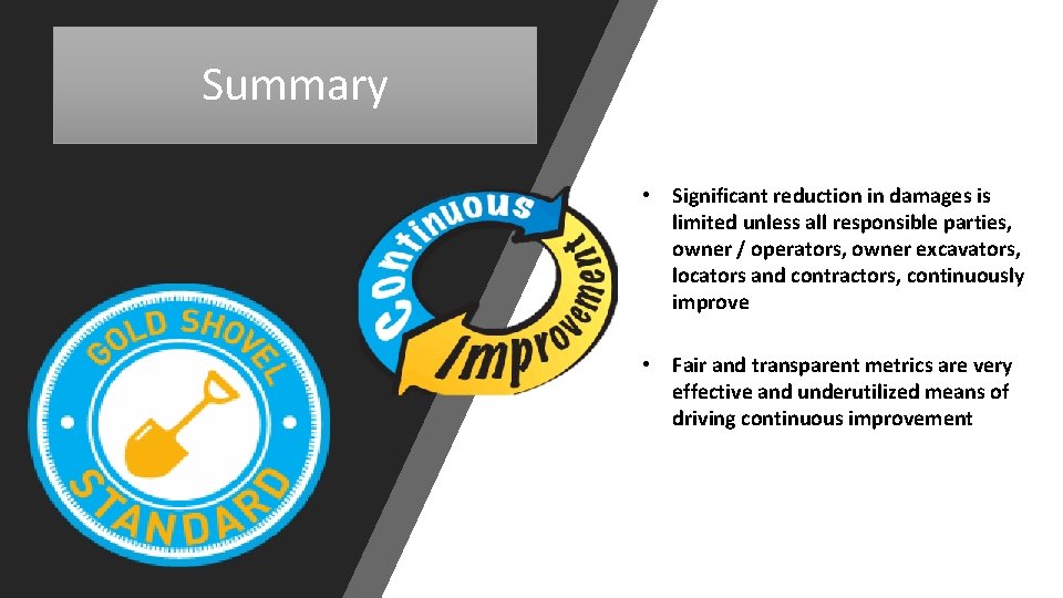 Summary • Significant reduction in damages is limited unless all responsible parties, owner /