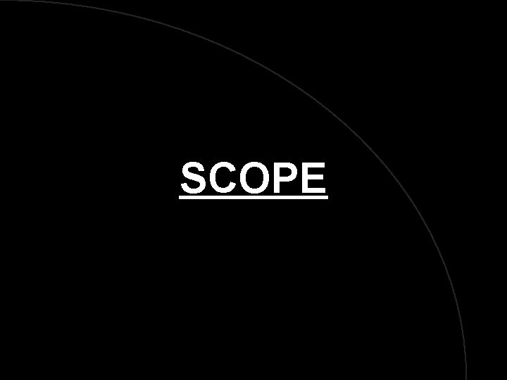 SCOPE 