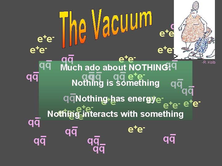 qq e+ e+ e+ e ee e+ eqq Much ado about NOTHING: qq qq