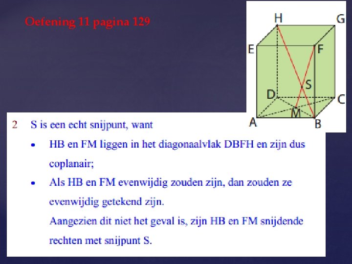 Oefening 11 pagina 129 