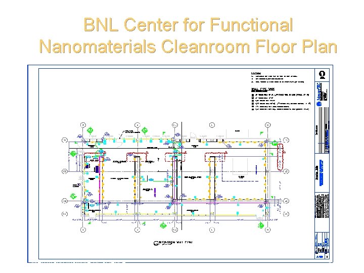 BNL Center for Functional Nanomaterials Cleanroom Floor Plan Weizmann Institute of Science 27 11/5/2020
