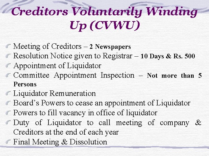 Creditors Voluntarily Winding Up (CVWU) Meeting of Creditors – 2 Newspapers Resolution Notice given