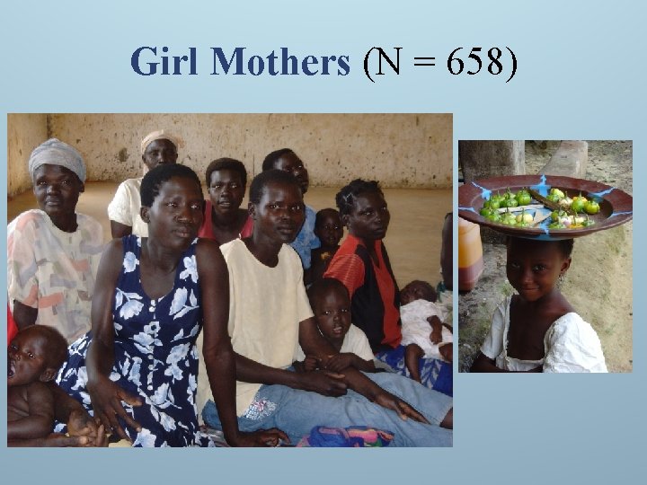 Girl Mothers (N = 658) 