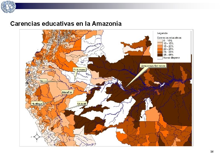 Carencias educativas en la Amazonía 25 