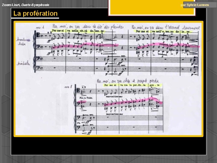 Zoom Liszt, Dante-Symphonie par Sylvie Lannes La profération Zoom Liszt, Dante-Symphonie par Sylvie Lannes La profération
