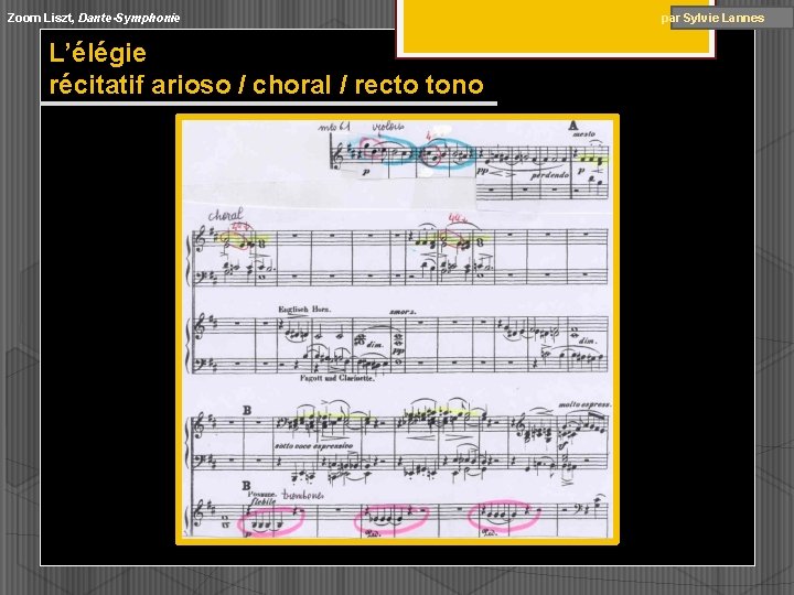 Zoom Liszt, Dante-Symphonie par Sylvie Lannes L’élégie récitatif arioso / choral / recto tono Zoom Liszt, Dante-Symphonie par Sylvie Lannes L’élégie récitatif arioso / choral / recto tono
