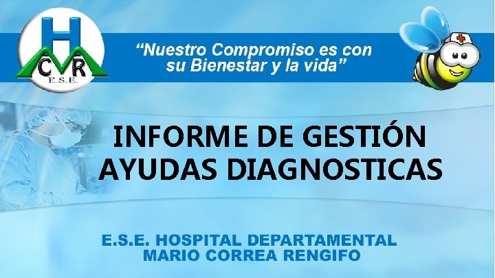 INFORME DE GESTIÓN AYUDAS DIAGNOSTICAS 