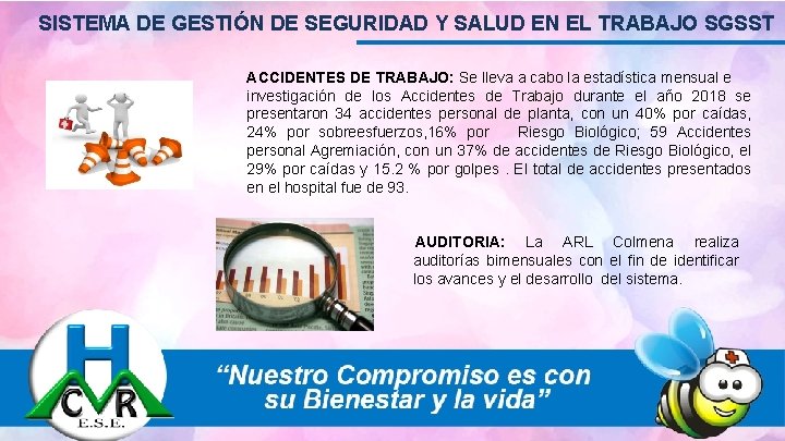 SISTEMA DE GESTIÓN DE SEGURIDAD Y SALUD EN EL TRABAJO SGSST ACCIDENTES DE TRABAJO: