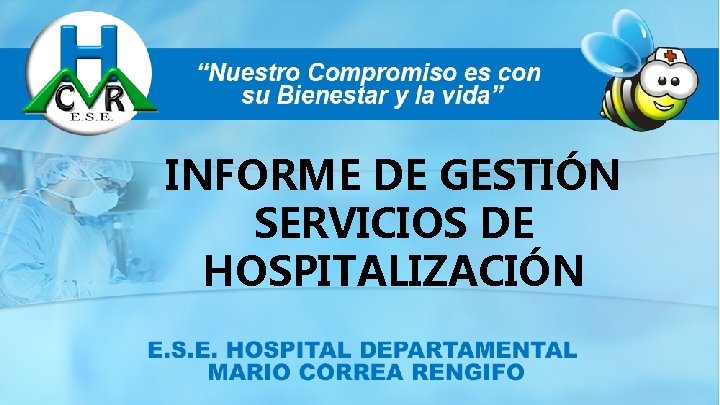 INFORME DE GESTIÓN SERVICIOS DE HOSPITALIZACIÓN 