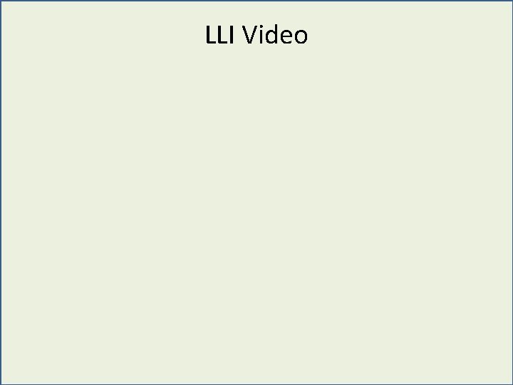 LLI Video 
