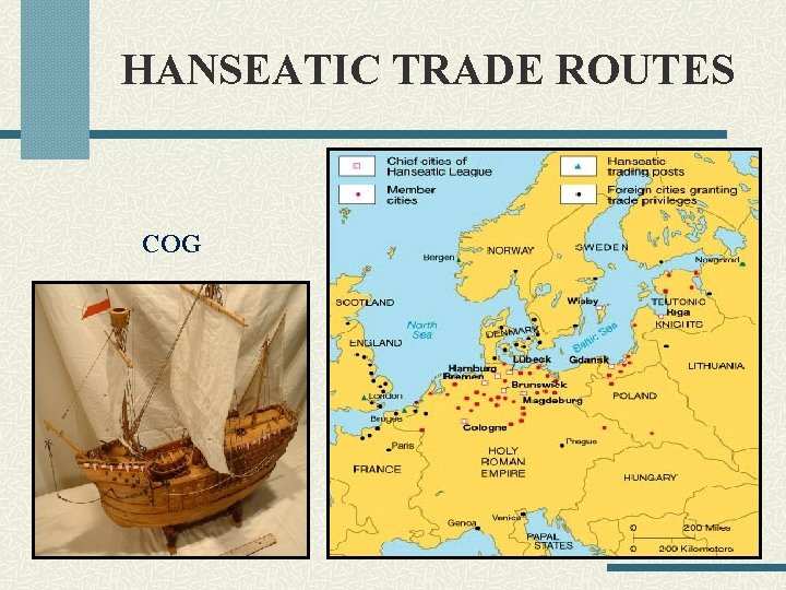 HANSEATIC TRADE ROUTES COG 