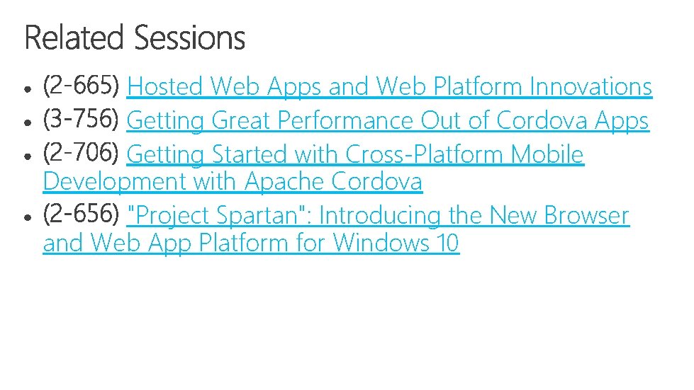 Hosted Web Apps and Web Platform Innovations Getting Great Performance Out of Cordova Apps