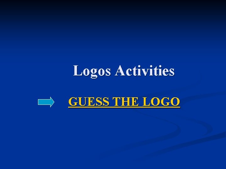 Logos Activities GUESS THE LOGO 