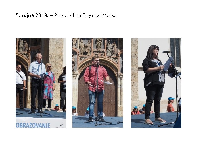 5. rujna 2019. – Prosvjed na Trgu sv. Marka 5. rujna 2019. – Prosvjed na Trgu sv. Marka