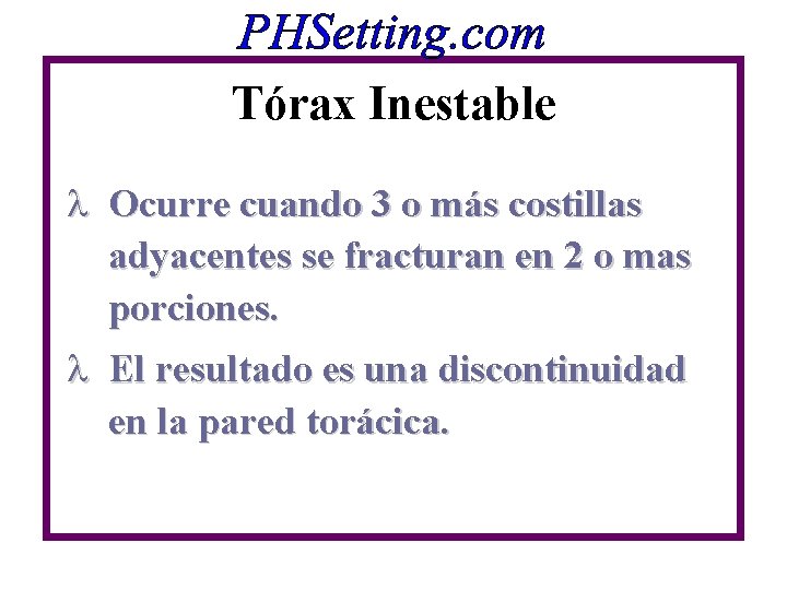 Trauma Torcico LESIN TORCICA HIPOXIA TISULAR Oxigenacin inadecuada