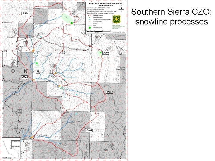 Southern Sierra CZO: snowline processes 