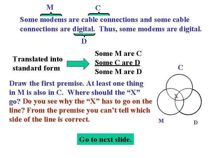 M C Some modems are cable connections and some cable connections are digital. Thus,