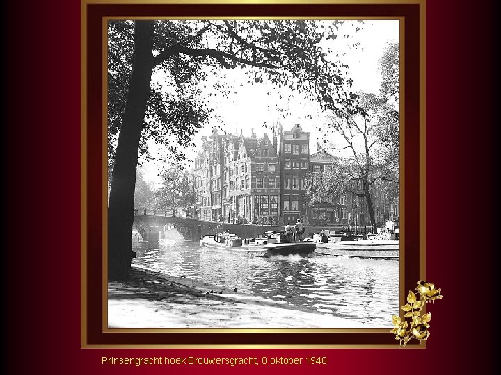 Prinsengracht hoek Brouwersgracht, 8 oktober 1948 