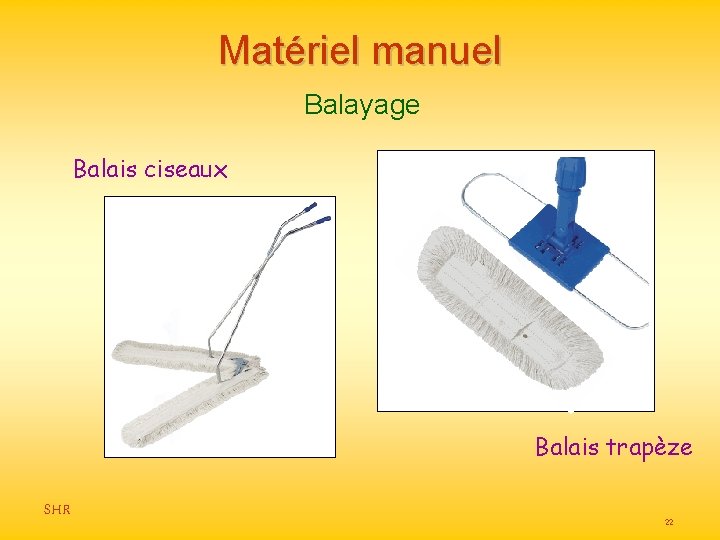 Matériel manuel Balayage Balais ciseaux Balais trapèze SHR 22 