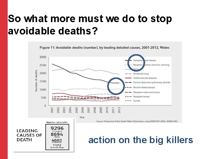 So what more must we do to stop avoidable deaths? action on the big So what more must we do to stop avoidable deaths? action on the big