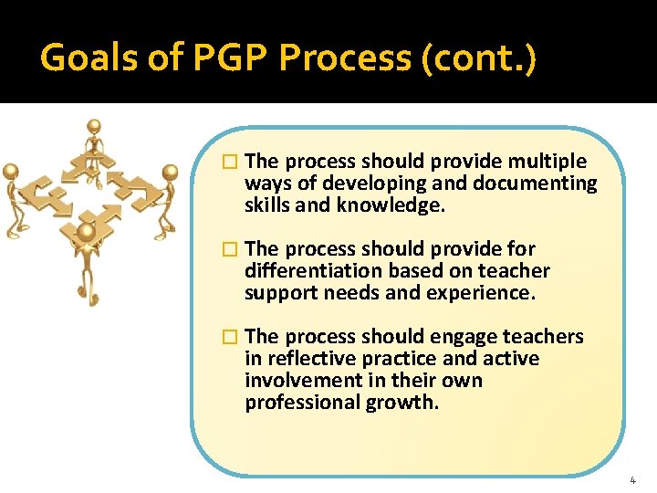 Goals of PGP Process (cont. ) � The process should provide multiple ways of