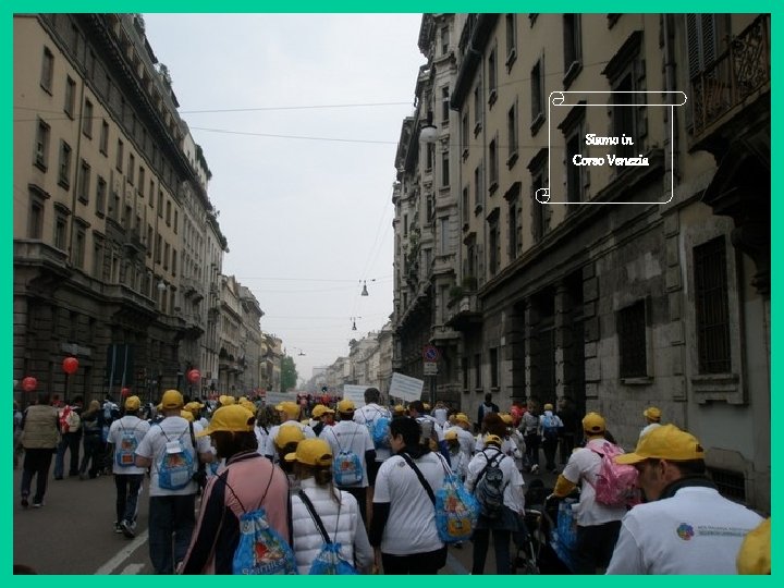 Siamo in Corso Venezia 