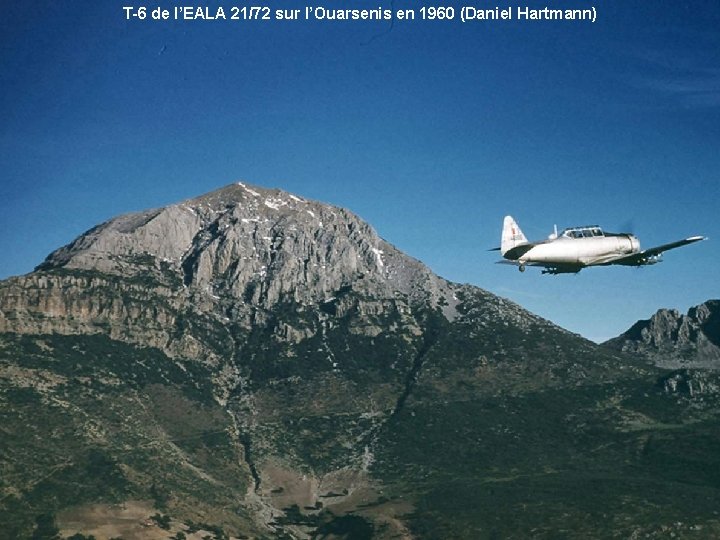T-6 de l’EALA 21/72 sur l’Ouarsenis en 1960 (Daniel Hartmann) 