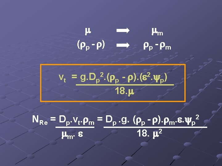  ( p - ) m p - m vt = g. Dp 2.