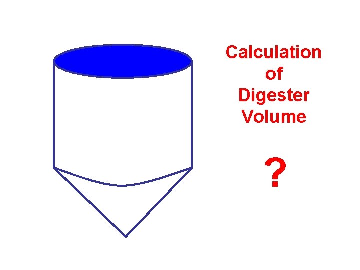Calculation of Digester Volume ? 
