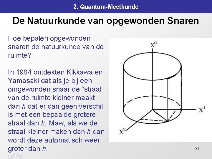 2. Quantum-Meetkunde De Natuurkunde van opgewonden Snaren Hoe bepalen opgewonden snaren de natuurkunde van 2. Quantum-Meetkunde De Natuurkunde van opgewonden Snaren Hoe bepalen opgewonden snaren de natuurkunde van