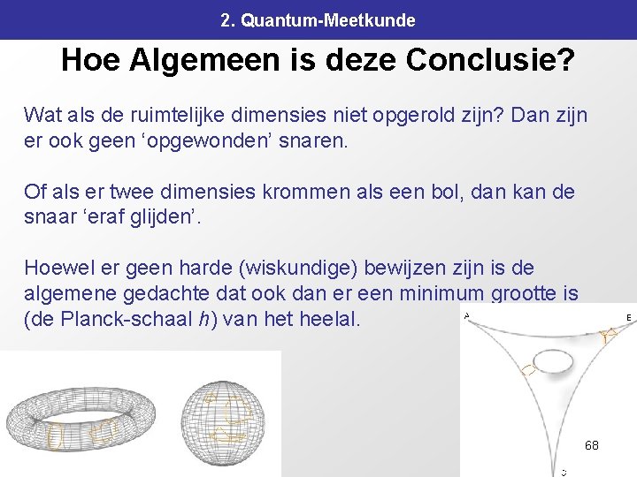 2. Quantum-Meetkunde Hoe Algemeen is deze Conclusie? Wat als de ruimtelijke dimensies niet opgerold 2. Quantum-Meetkunde Hoe Algemeen is deze Conclusie? Wat als de ruimtelijke dimensies niet opgerold
