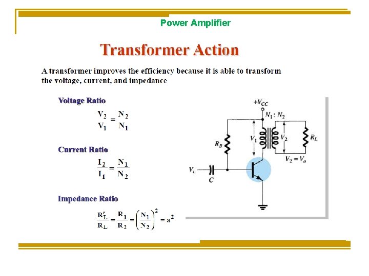 Power Amplifier Power Amplifier