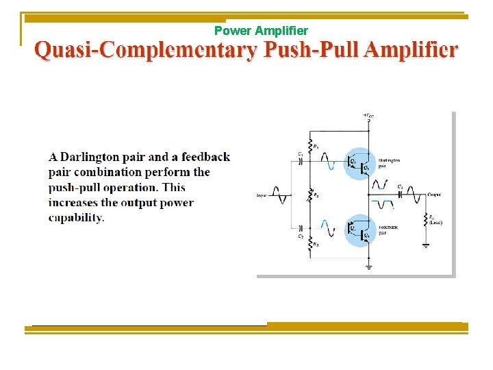 Power Amplifier Power Amplifier