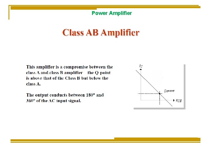 Power Amplifier Power Amplifier