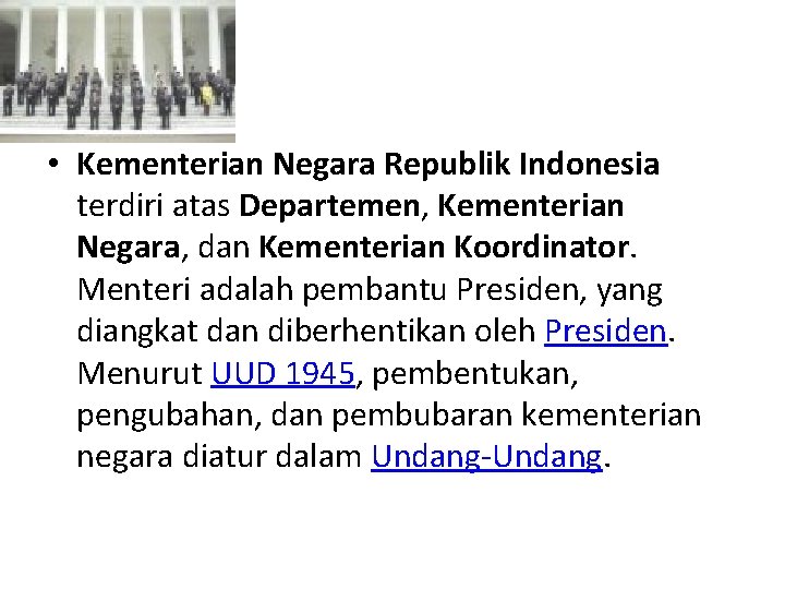 Menganalisis pelaksanaan sistem pemerintahan negara indonesia