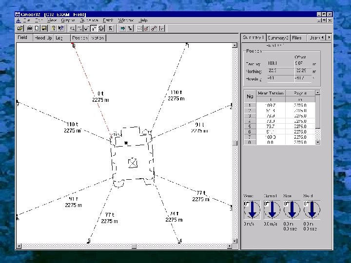 This can also be done by clicking on a mooring line. 