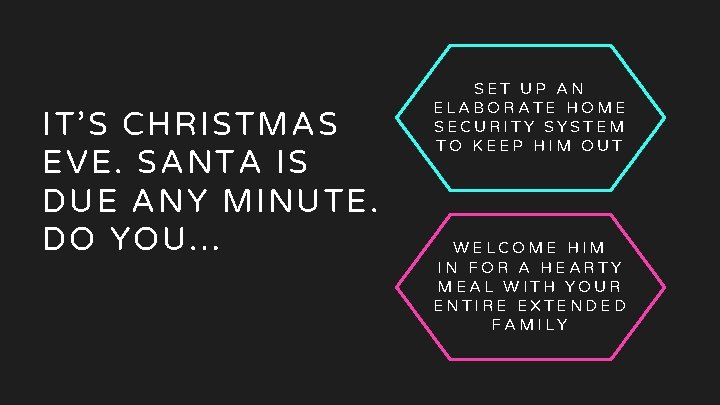 13 Santa’s arrival IT’S CHRISTMAS EVE. SANTA IS DUE ANY MINUTE. DO YOU… SET 13 Santa’s arrival IT’S CHRISTMAS EVE. SANTA IS DUE ANY MINUTE. DO YOU… SET
