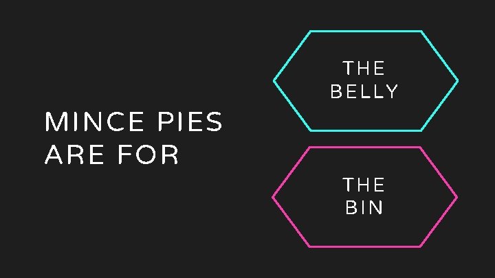 01 Mince Pies MINCE PIES ARE FOR THE BELLY THE BIN 01 Mince Pies MINCE PIES ARE FOR THE BELLY THE BIN