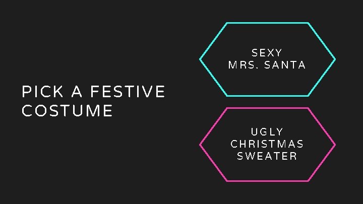 07 Festive costume SEXY MRS. SANTA PICK A FESTIVE COSTUME UGLY CHRISTMAS SWEATER 07 Festive costume SEXY MRS. SANTA PICK A FESTIVE COSTUME UGLY CHRISTMAS SWEATER