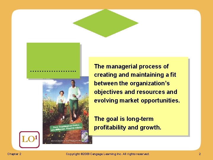 ………………. . The managerial process of creating and maintaining a fit between the organization’s