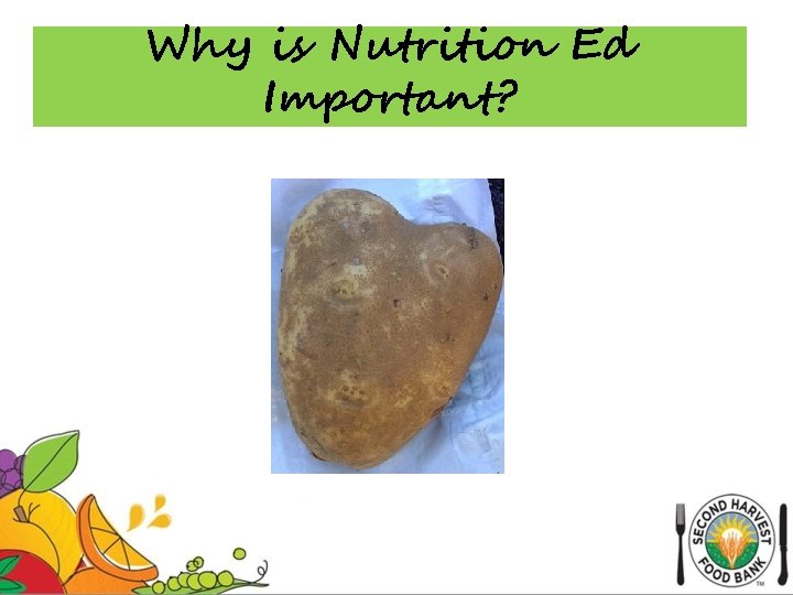 Why is Nutrition Ed Important? 