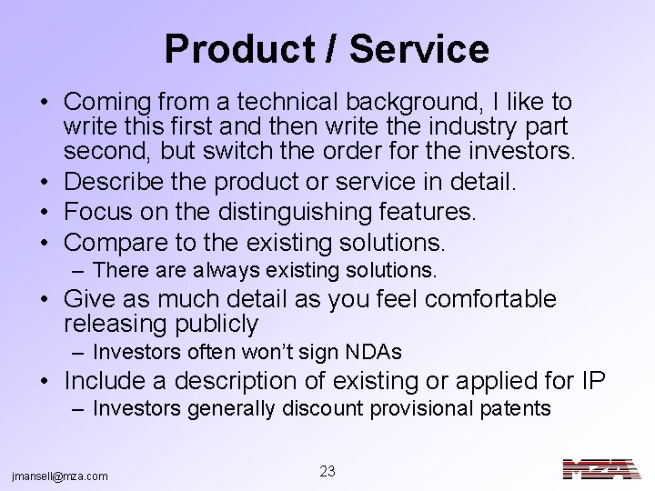 Product / Service • Coming from a technical background, I like to write this