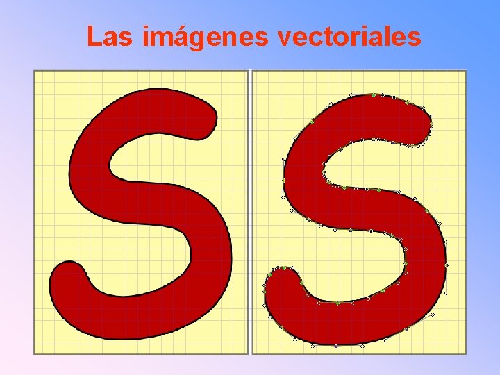 Las imágenes vectoriales 