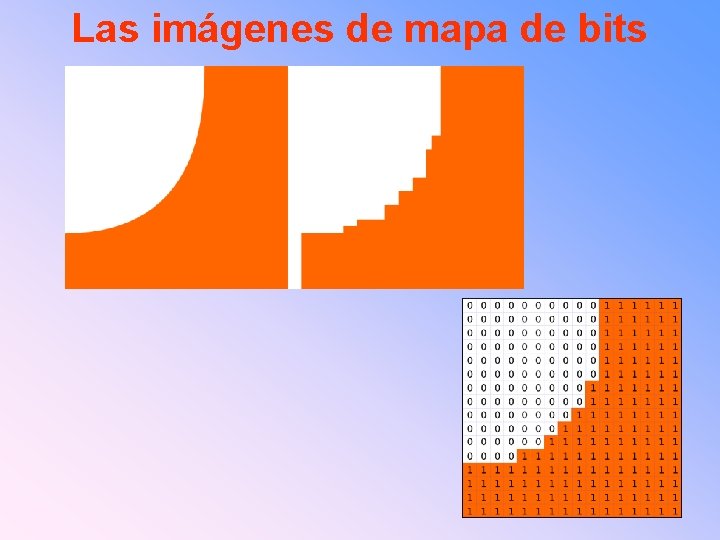 Las imágenes de mapa de bits 