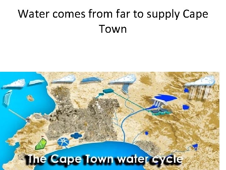 Water comes from far to supply Cape Town 