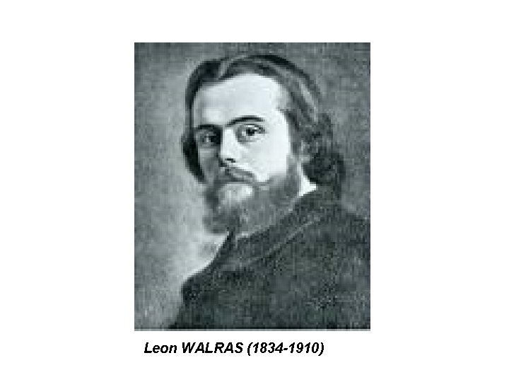 Leon WALRAS (1834 -1910) 